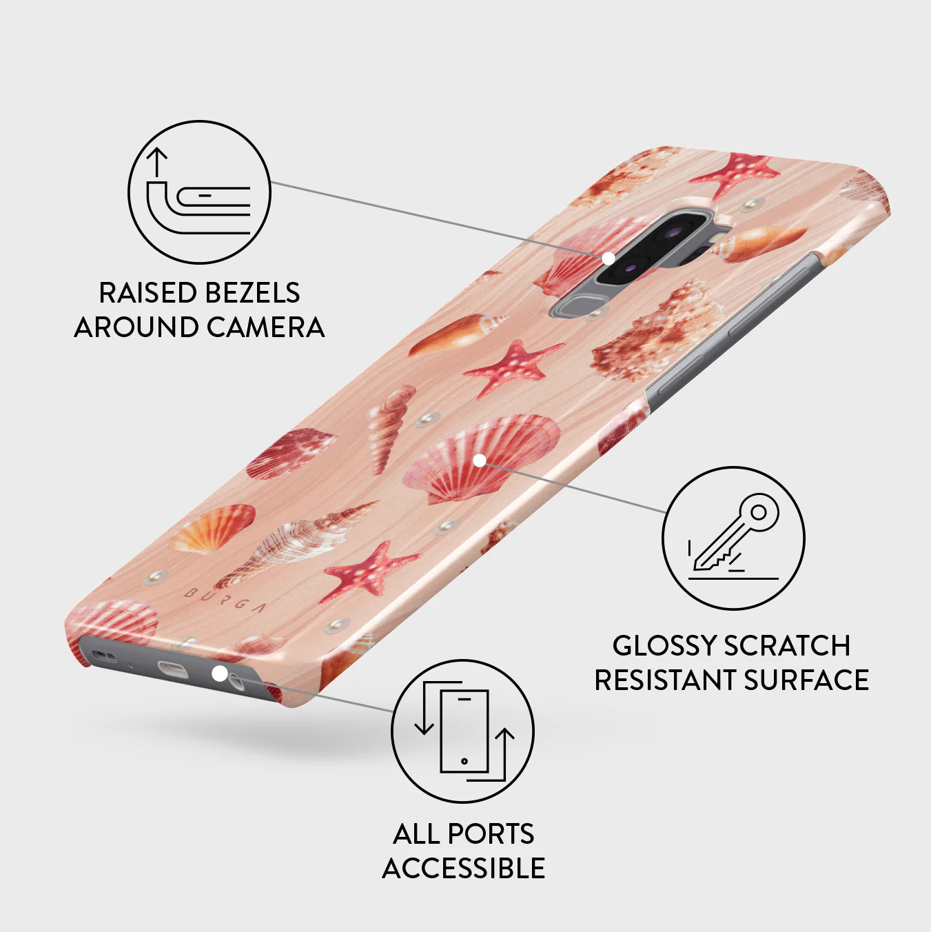 Seashells - Samsung Galaxy S9 Plus Case - Image 3