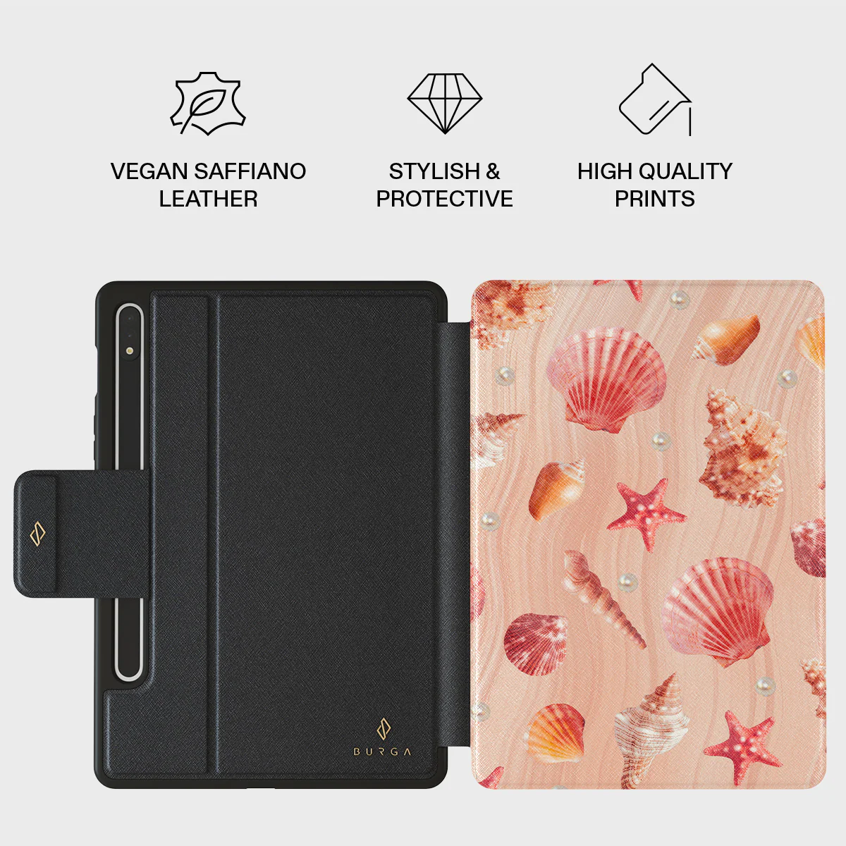 Seashells - Samsung Galaxy Tab S9+ Case - Image 2