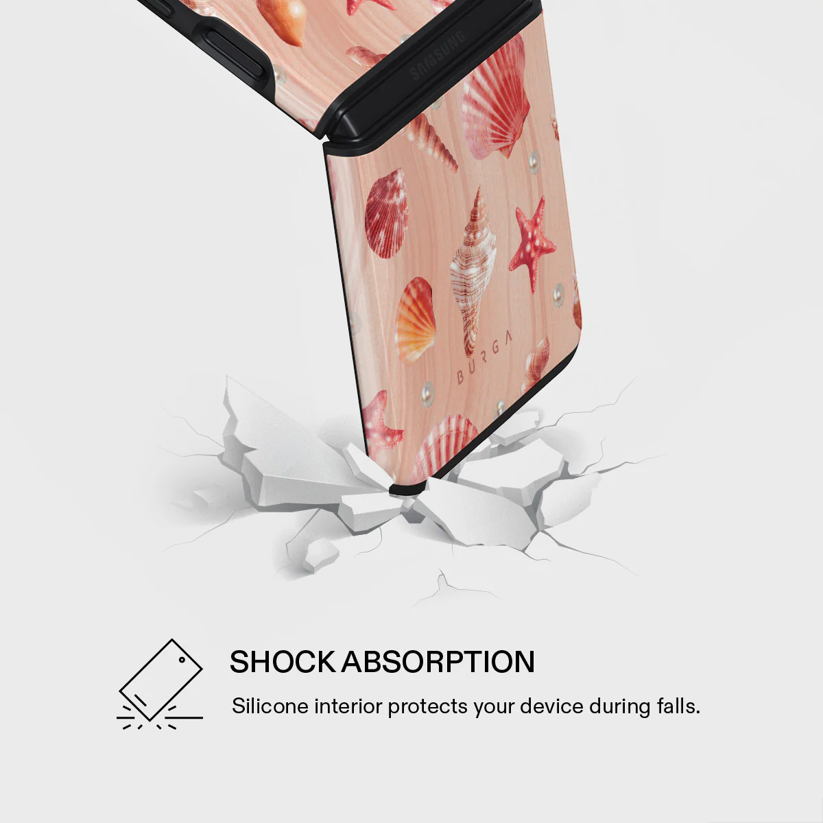 Seashells - Samsung Galaxy Z Flip 3 Case - Image 4