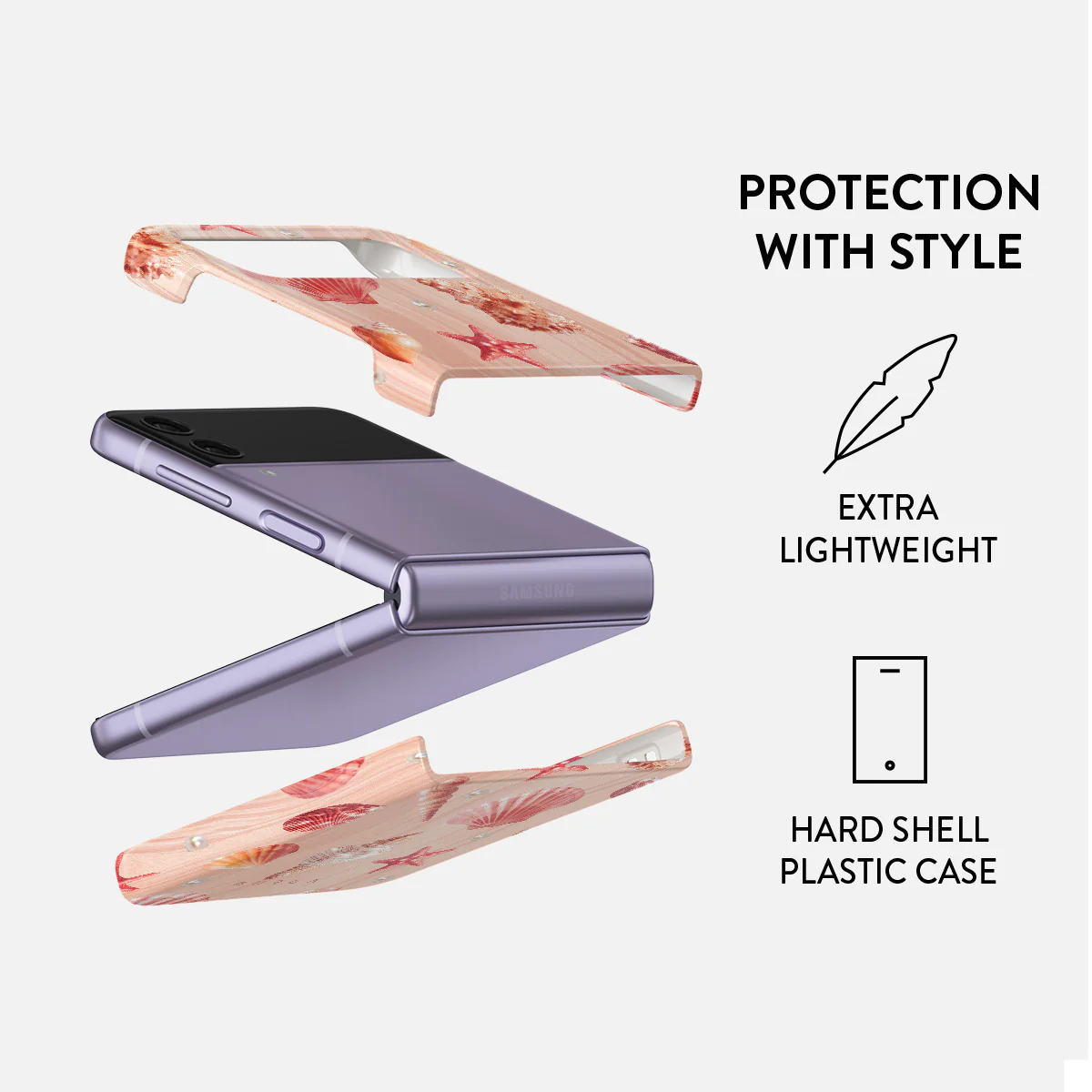 Seashells - Samsung Galaxy Z Flip 4 Case - Image 2