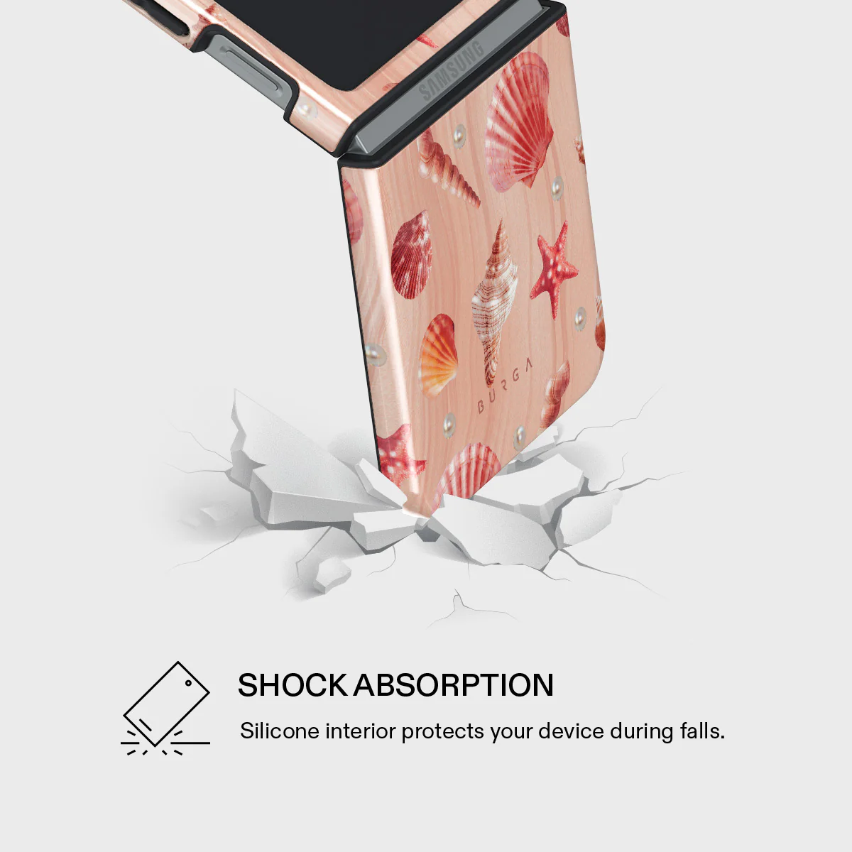 Seashells - Samsung Galaxy Z Flip 6 Case - Image 4