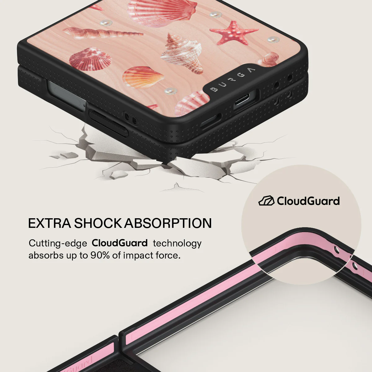 Seashells - Samsung Galaxy Z Flip 7 Case - Image 14