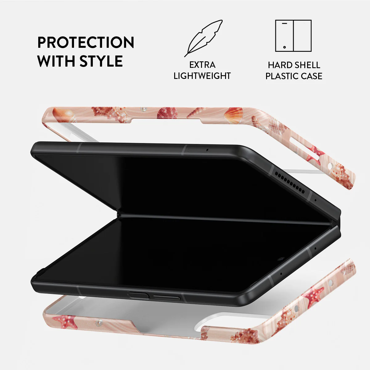 Seashells - Samsung Galaxy Z Fold 3 Case - Image 2