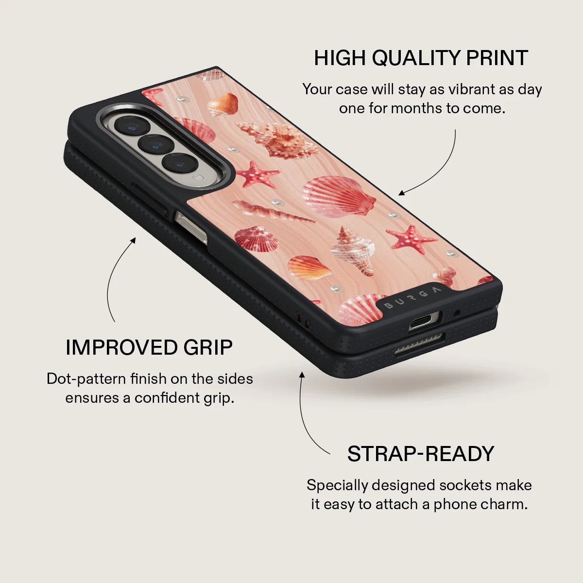 Seashells - Samsung Galaxy Z Fold 4 Case - Image 17