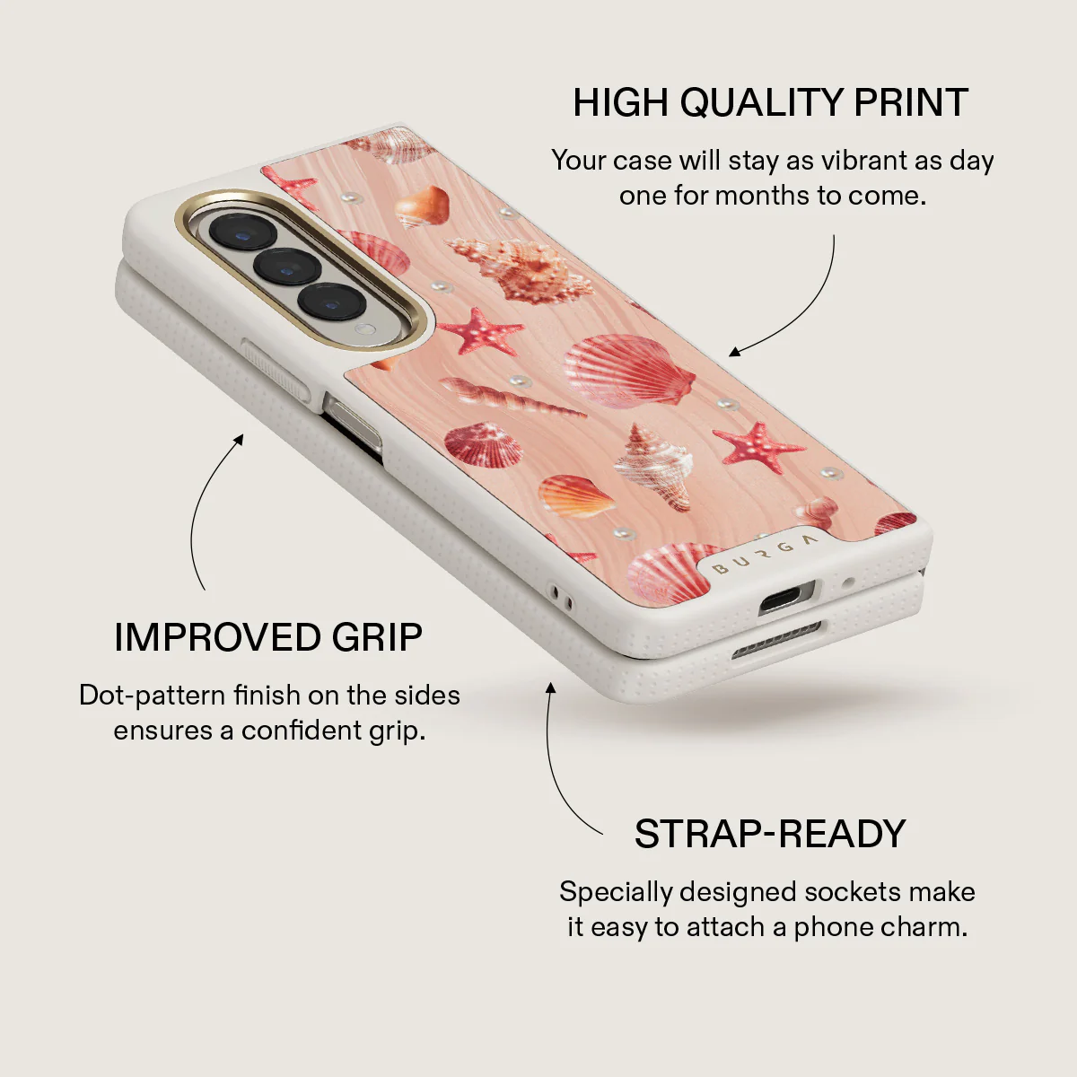 Seashells - Samsung Galaxy Z Fold 4 Case - Image 24