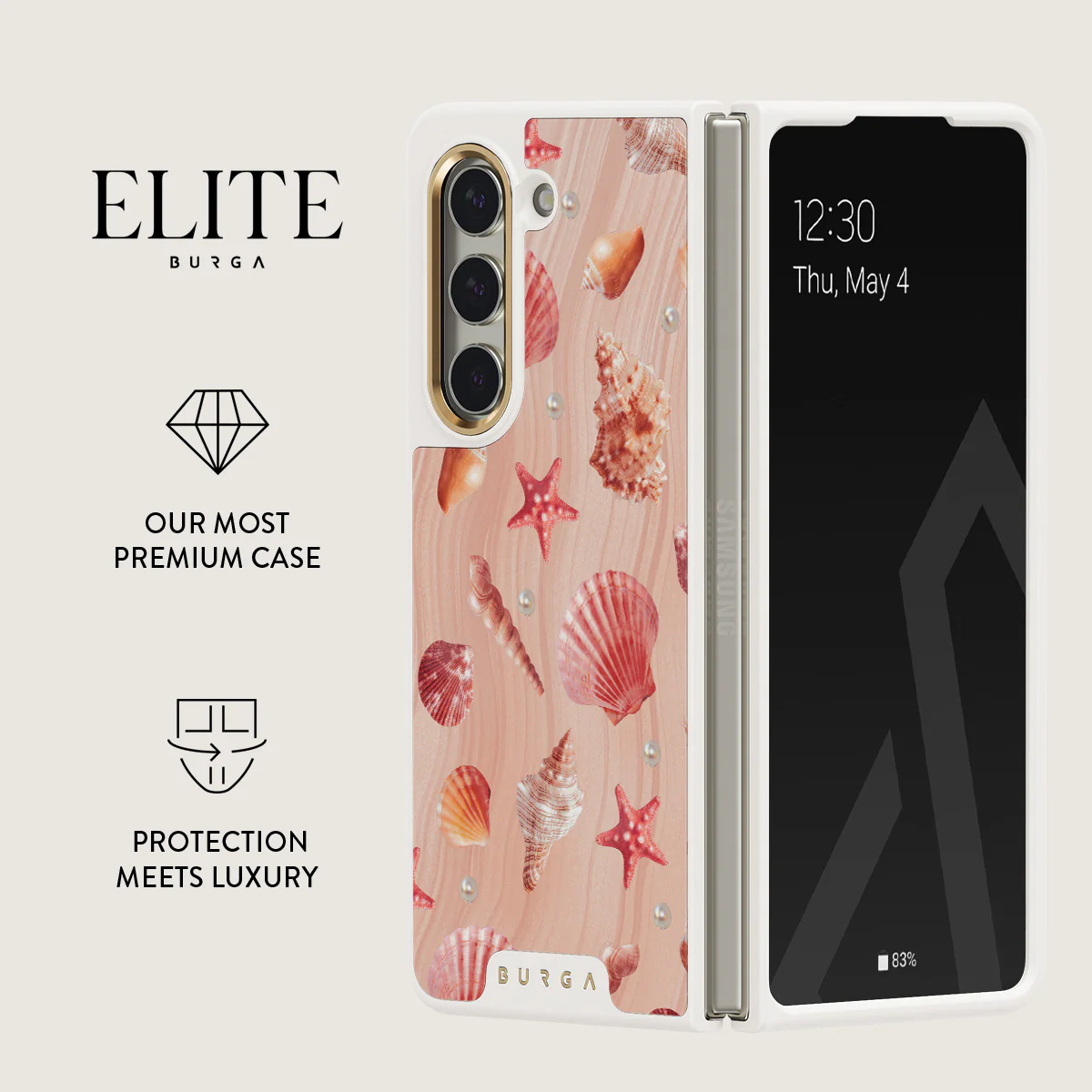 Seashells - Samsung Galaxy Z Fold 5 Case - Image 16