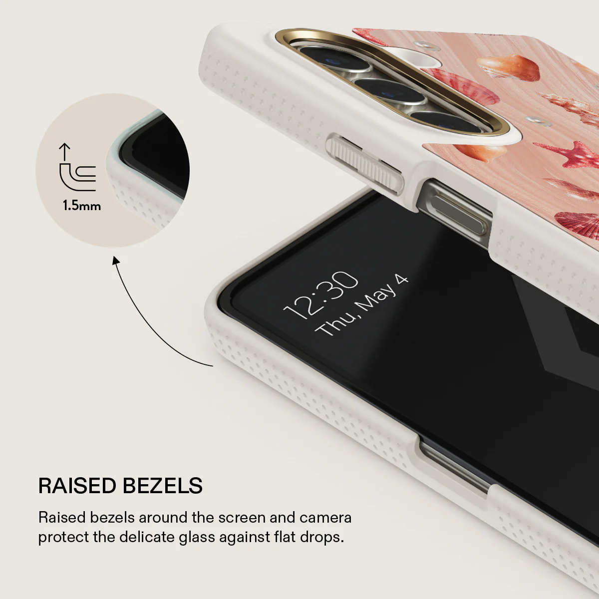 Seashells - Samsung Galaxy Z Fold 5 Case - Image 18