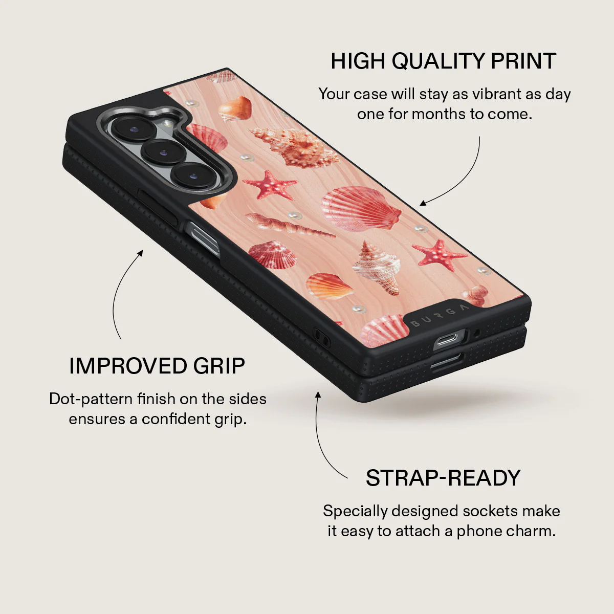 Seashells - Samsung Galaxy Z Fold 6 Case - Image 12