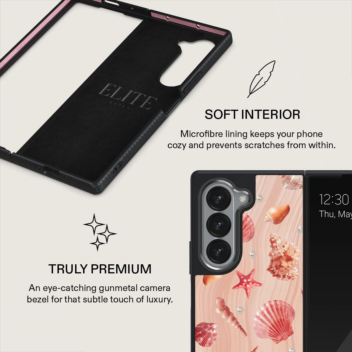 Seashells - Samsung Galaxy Z Fold 6 Case - Image 13