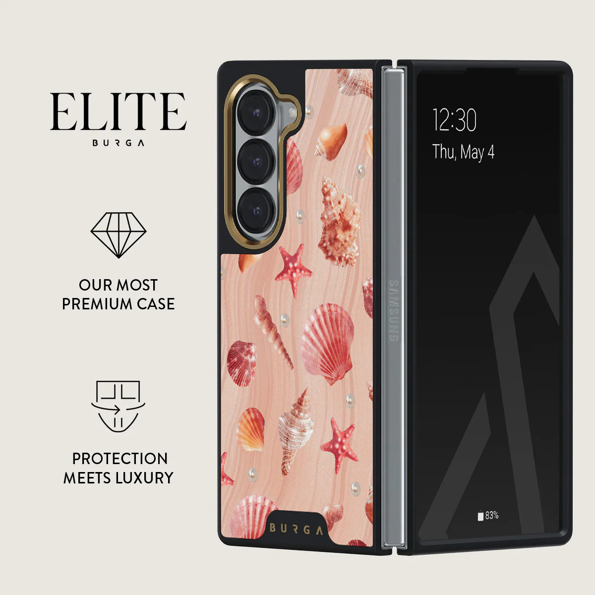 Seashells - Samsung Galaxy Z Fold 6 Case - Image 2