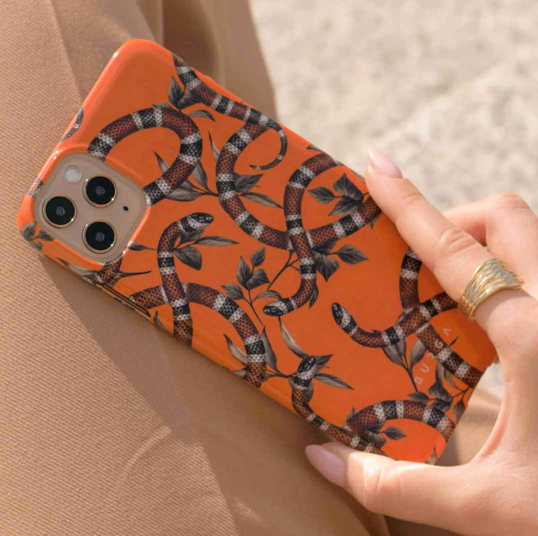 Bitter Apricot - Snake Samsung Galaxy S25 FE Case - Image 5