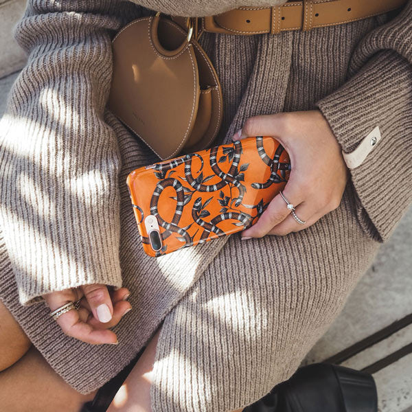 Bitter Apricot - Snake Samsung Galaxy S25 FE Case - Image 6