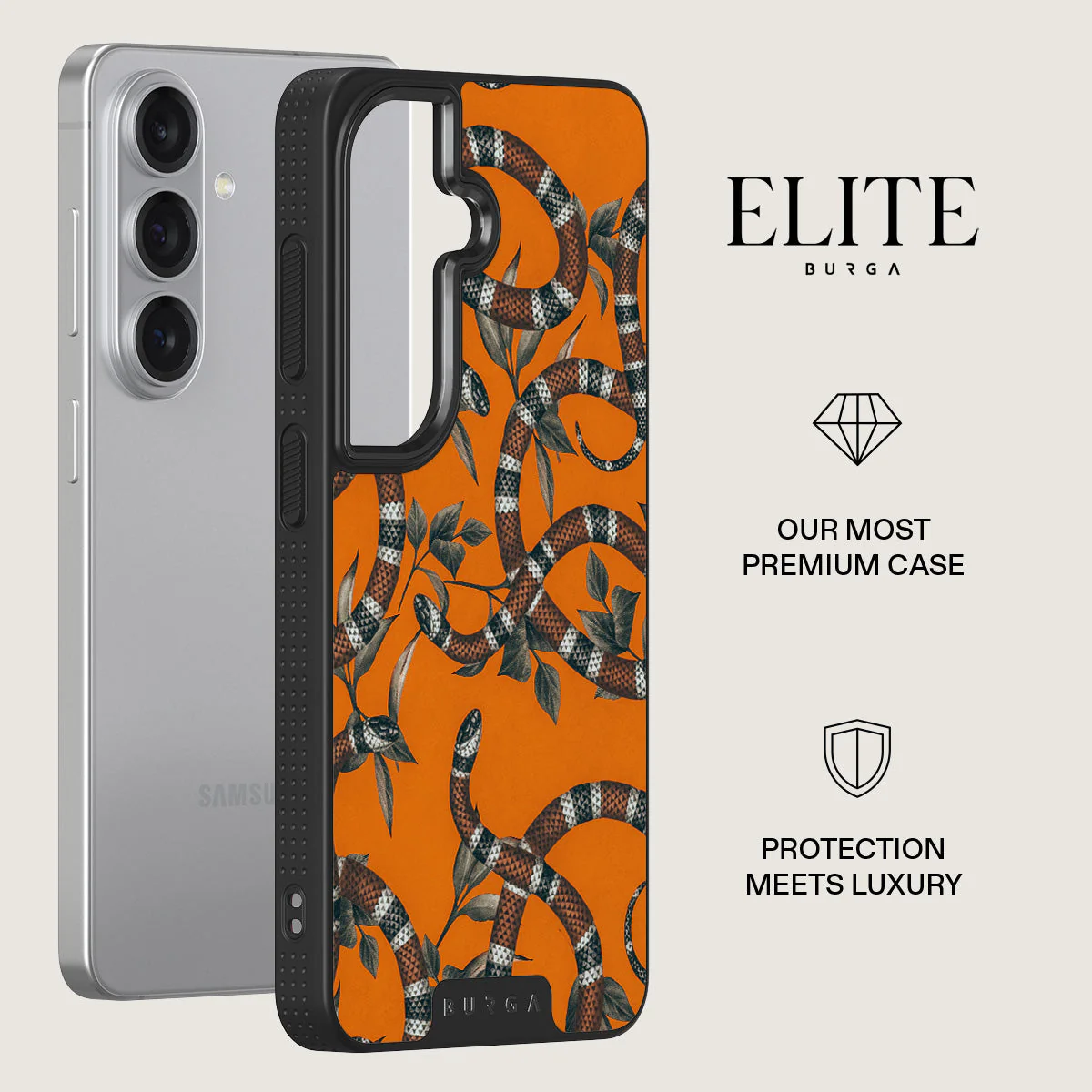 Bitter Apricot - Snake Samsung Galaxy S26 Case - Image 13