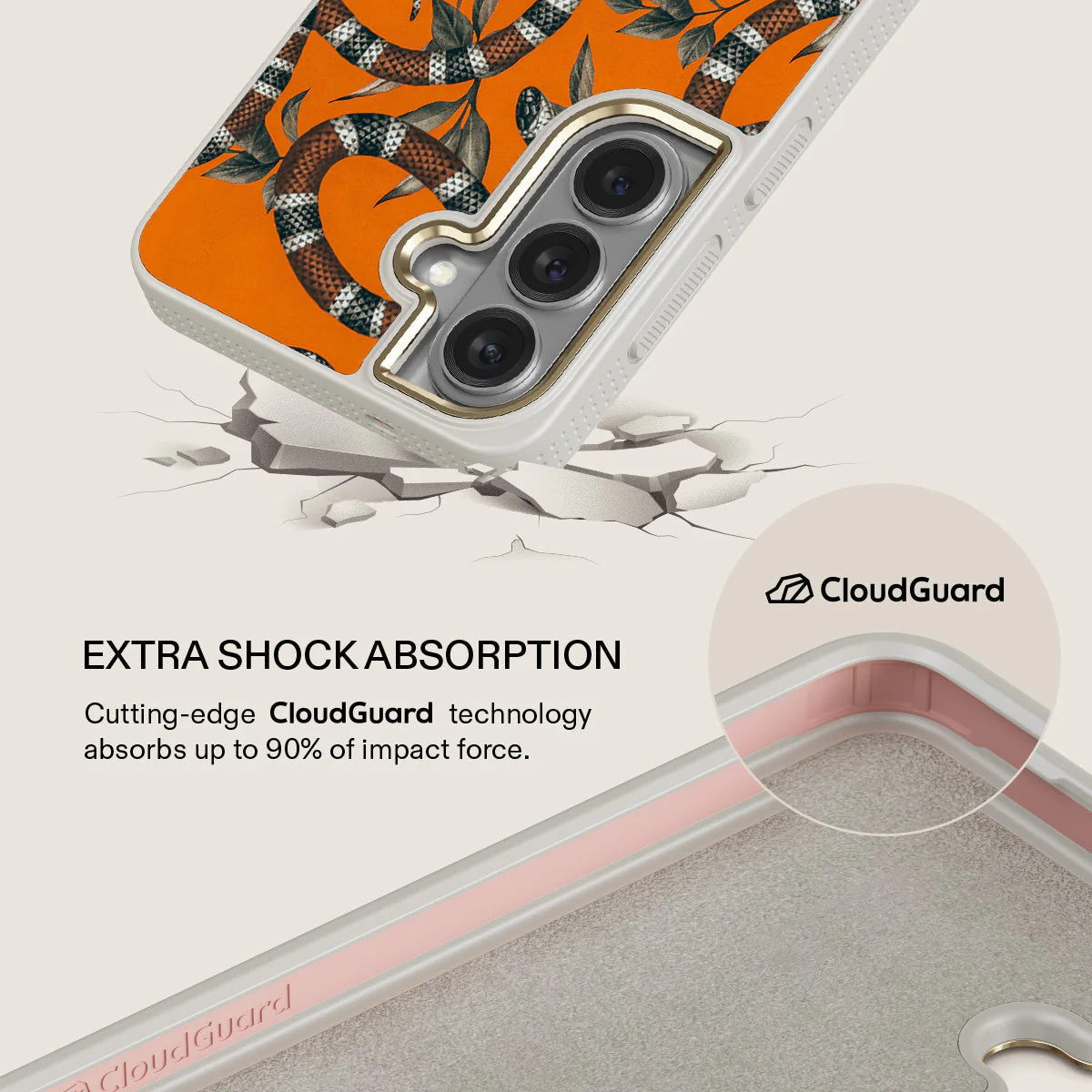 Bitter Apricot - Snake Samsung Galaxy S26 Case - Image 28