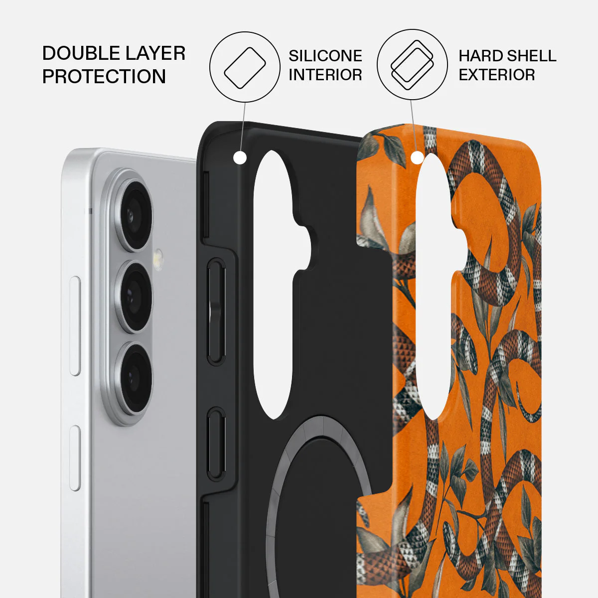 Bitter Apricot - Snake Samsung Galaxy S26 Plus Case - Image 2