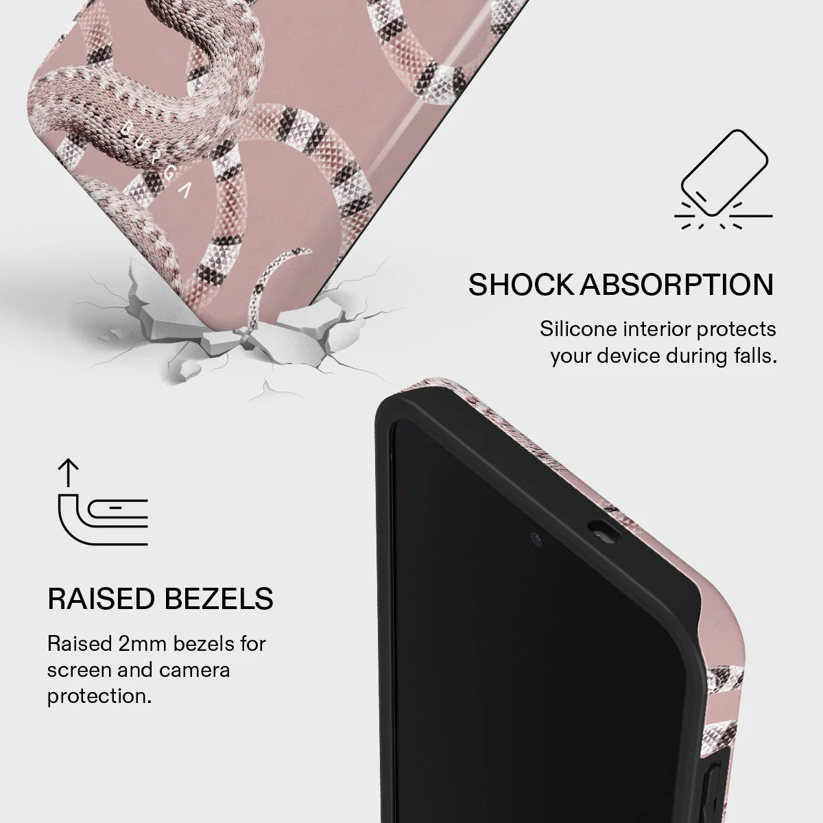 Poolside Glam - Snakes Samsung Galaxy S25 FE Case - Image 4