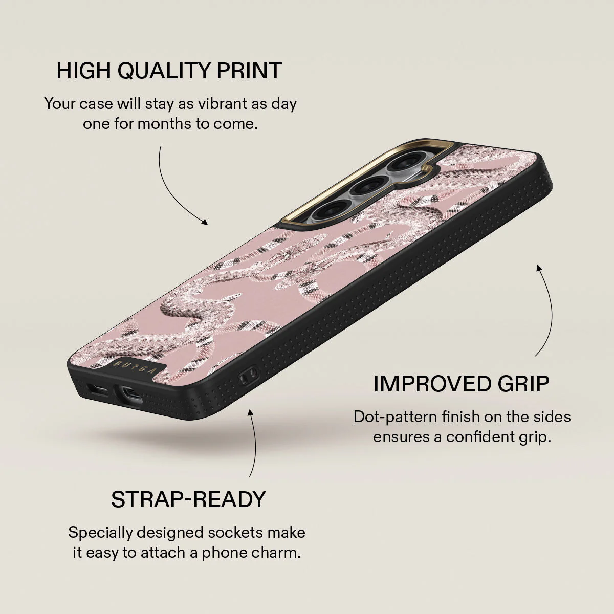 Poolside Glam - Snakes Samsung Galaxy S26 Case - Image 9