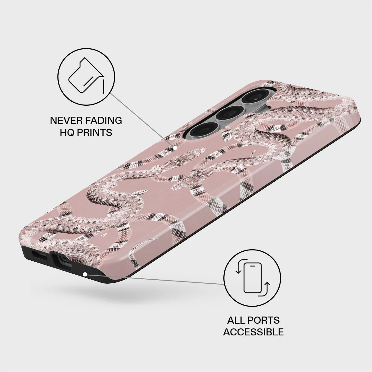 Poolside Glam - Snakes Samsung Galaxy S26 Plus Case - Image 3