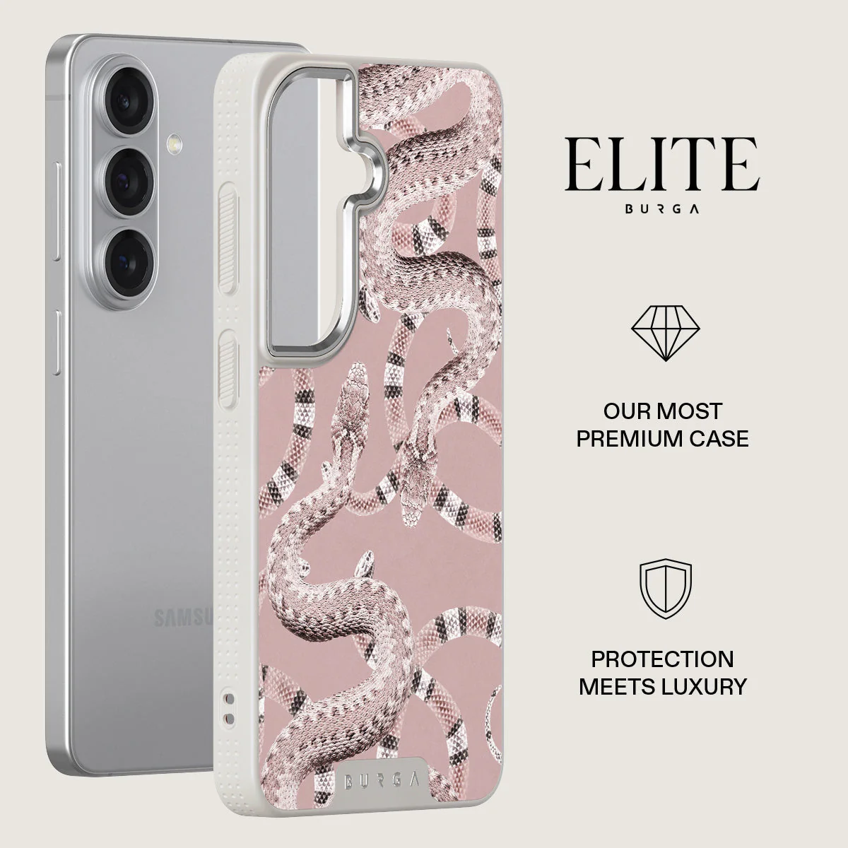 Poolside Glam - Snakes Samsung Galaxy S26 Plus Case - Image 34
