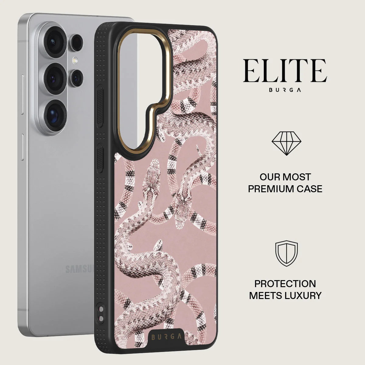 Poolside Glam - Snakes Samsung Galaxy S26 Ultra Case - Image 6