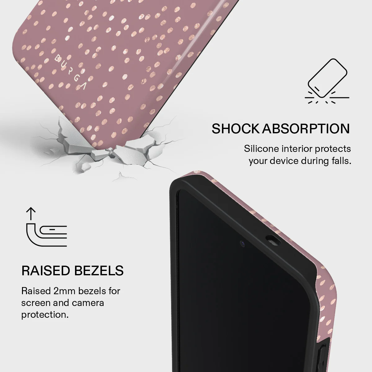 Hot Cocoa - Spotted Samsung Galaxy S25 FE Case - Image 4