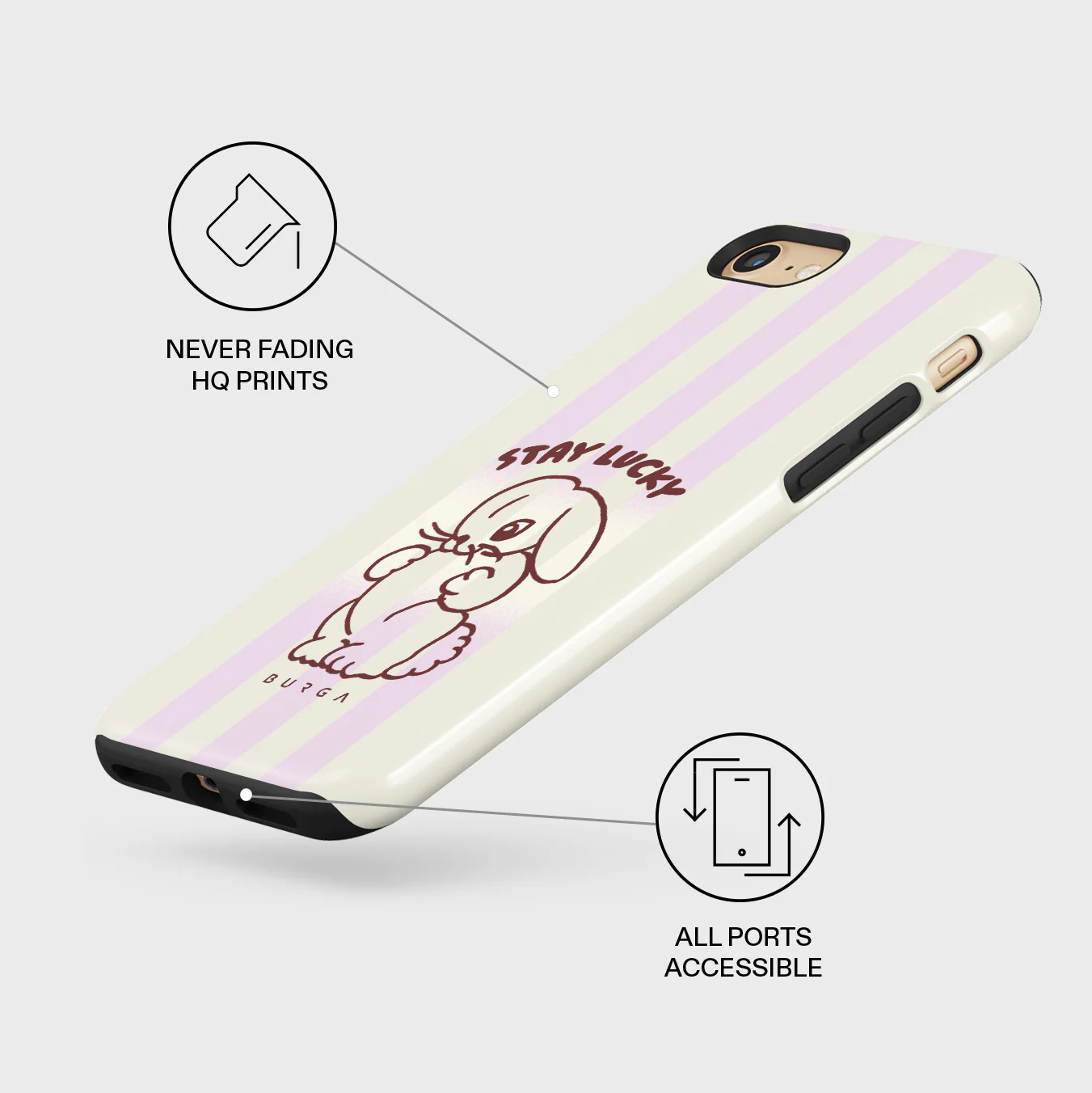 Stay Lucky - iPhone SE (2022) Case - Image 3
