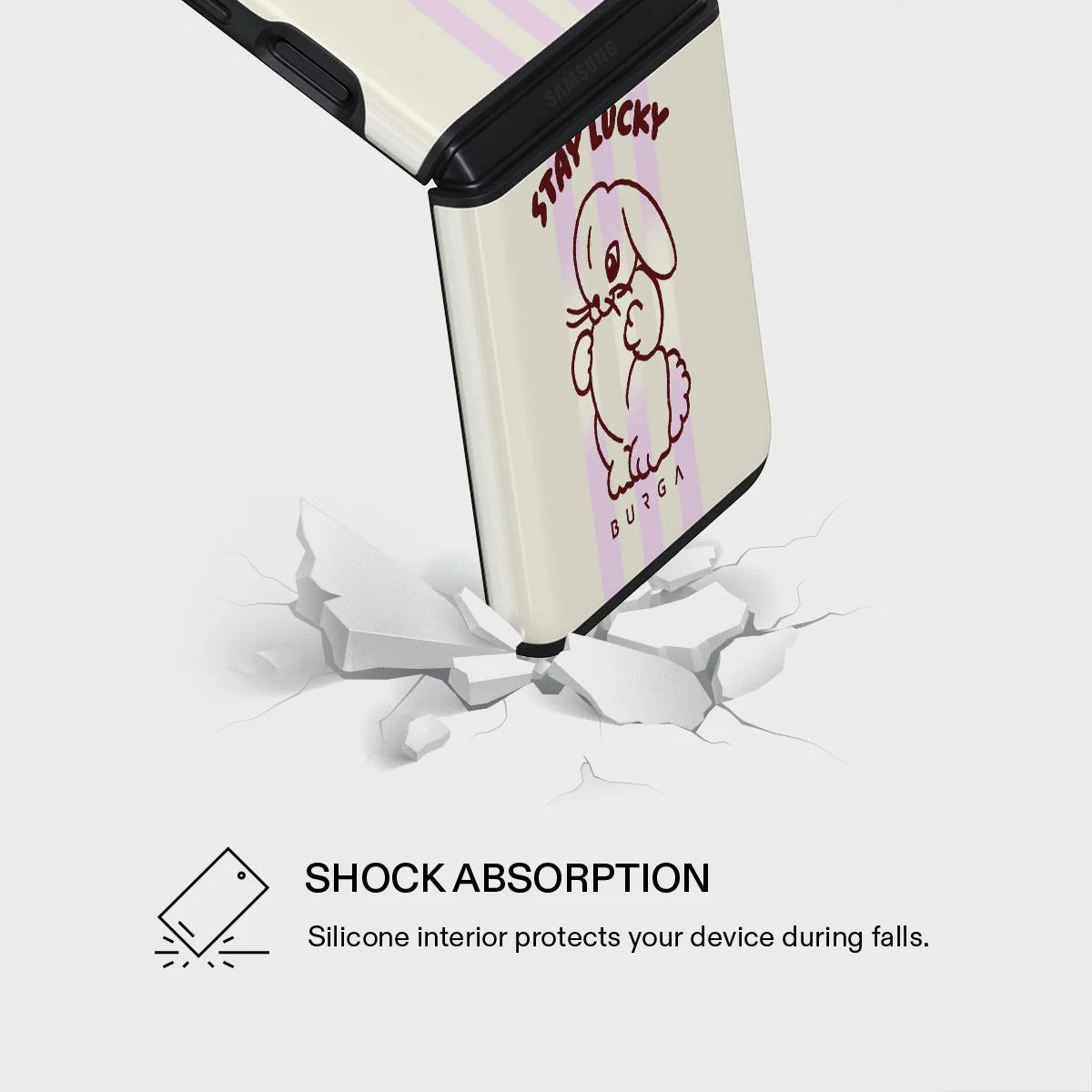 Stay Lucky - Samsung Galaxy Z Flip 3 Case - Image 4