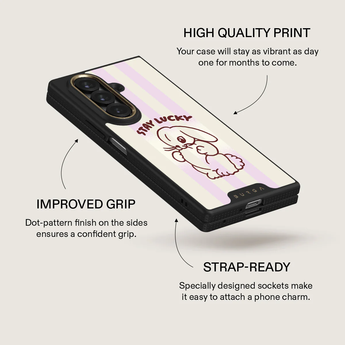 Stay Lucky - Samsung Galaxy Z Fold 7 Case - Image 5