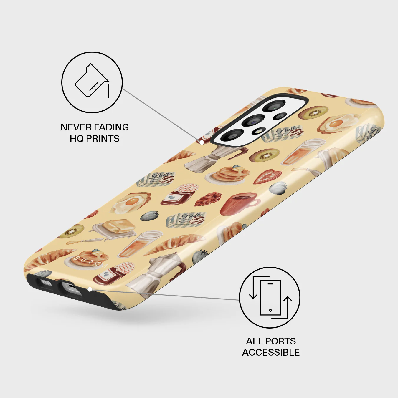 Sunny Side Up - Samsung Galaxy A33 Case - Image 3