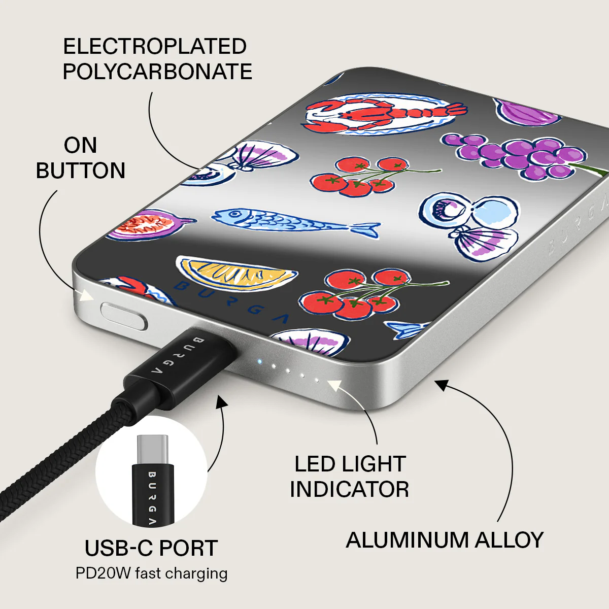 Sunset Dinner - Magnetic Power Bank - Image 60