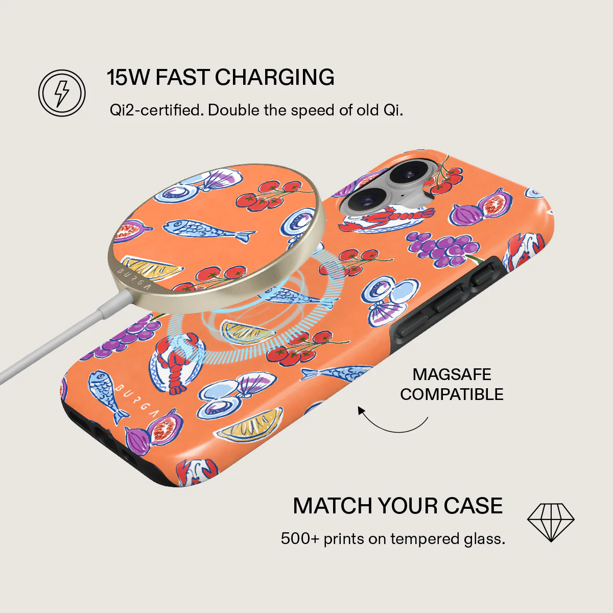 Sunset Dinner - Magnetic Wireless Charger - Image 2