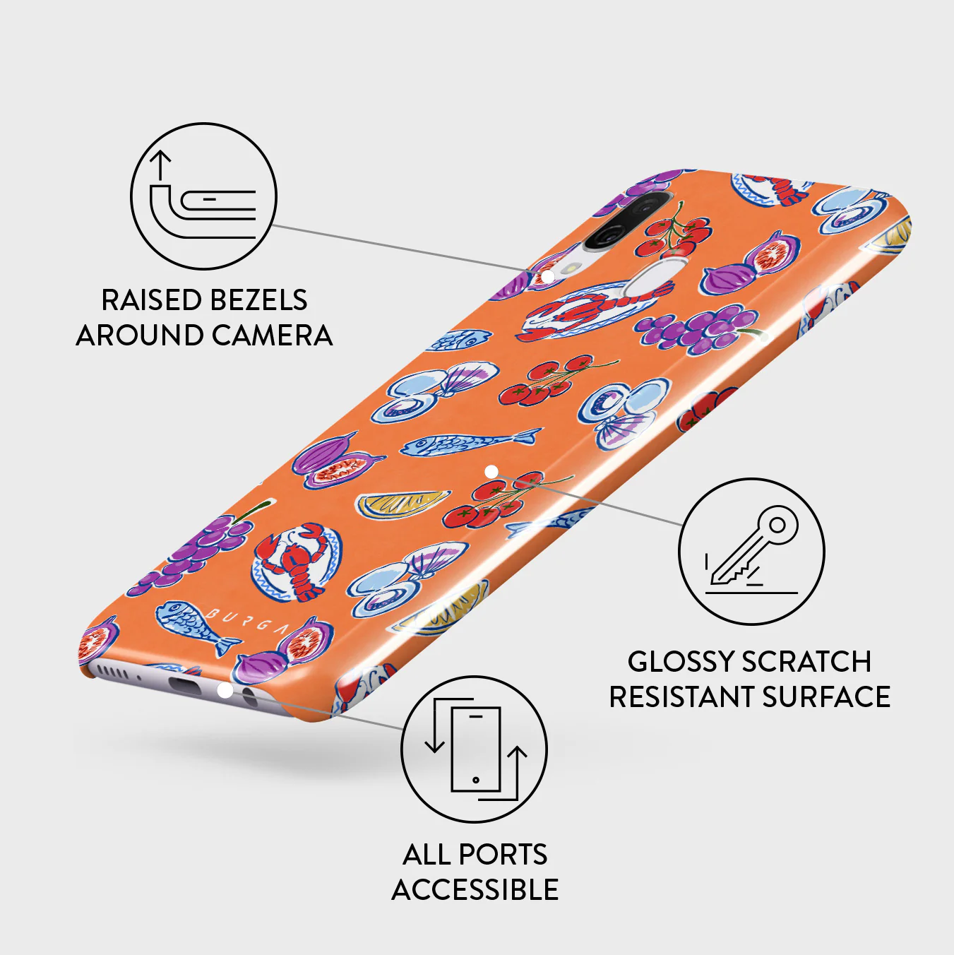 Sunset Dinner - Samsung Galaxy A40 Case - Image 3