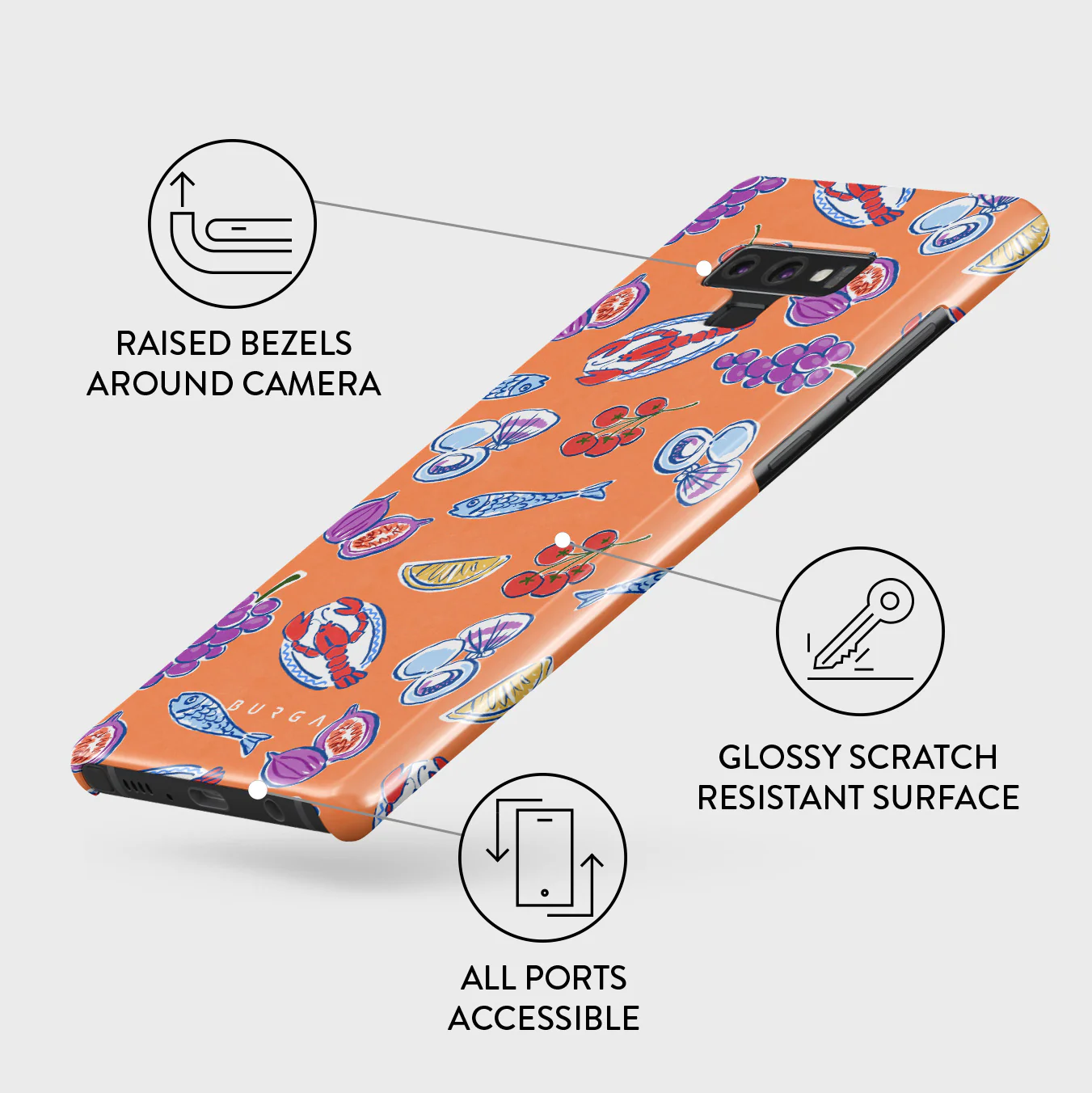 Sunset Dinner - Samsung Galaxy Note 9 Case - Image 3