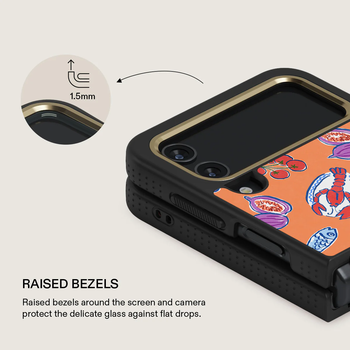 Sunset Dinner - Samsung Galaxy Z Flip 4 Case - Image 17