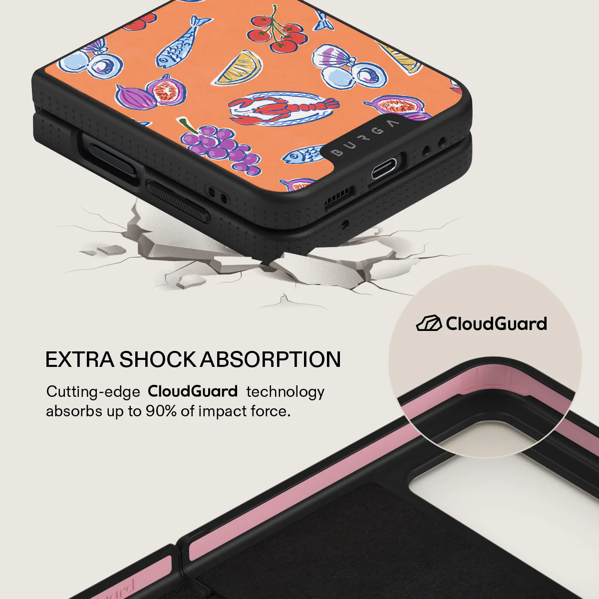 Sunset Dinner - Samsung Galaxy Z Flip 4 Case - Image 22