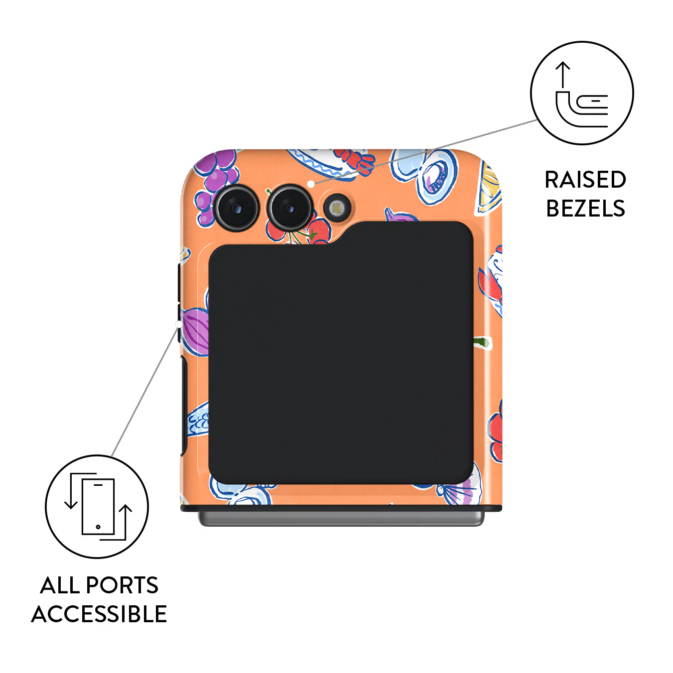 Sunset Dinner - Samsung Galaxy Z Flip 5 Case - Image 3