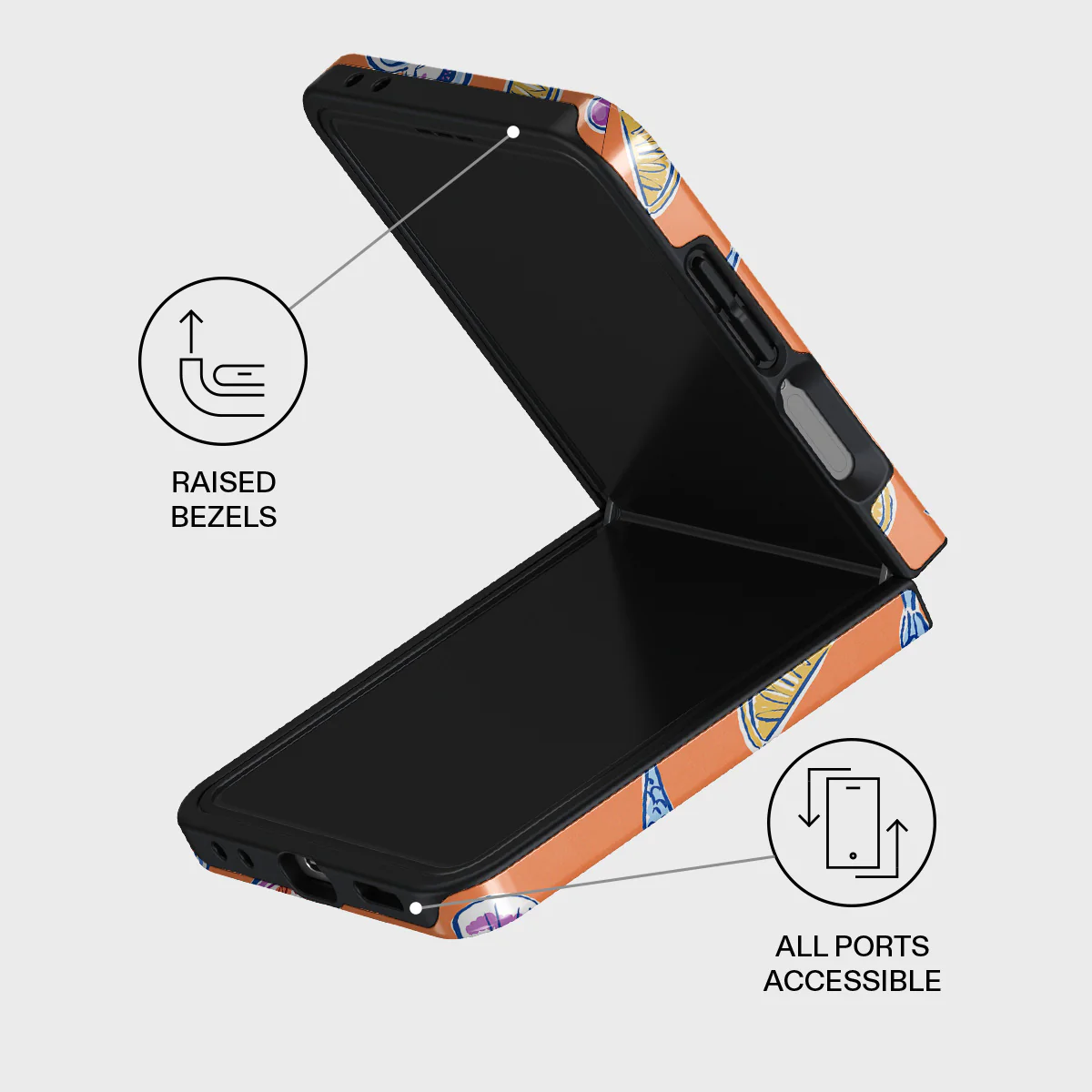 Sunset Dinner - Samsung Galaxy Z Flip 7 Case - Image 3