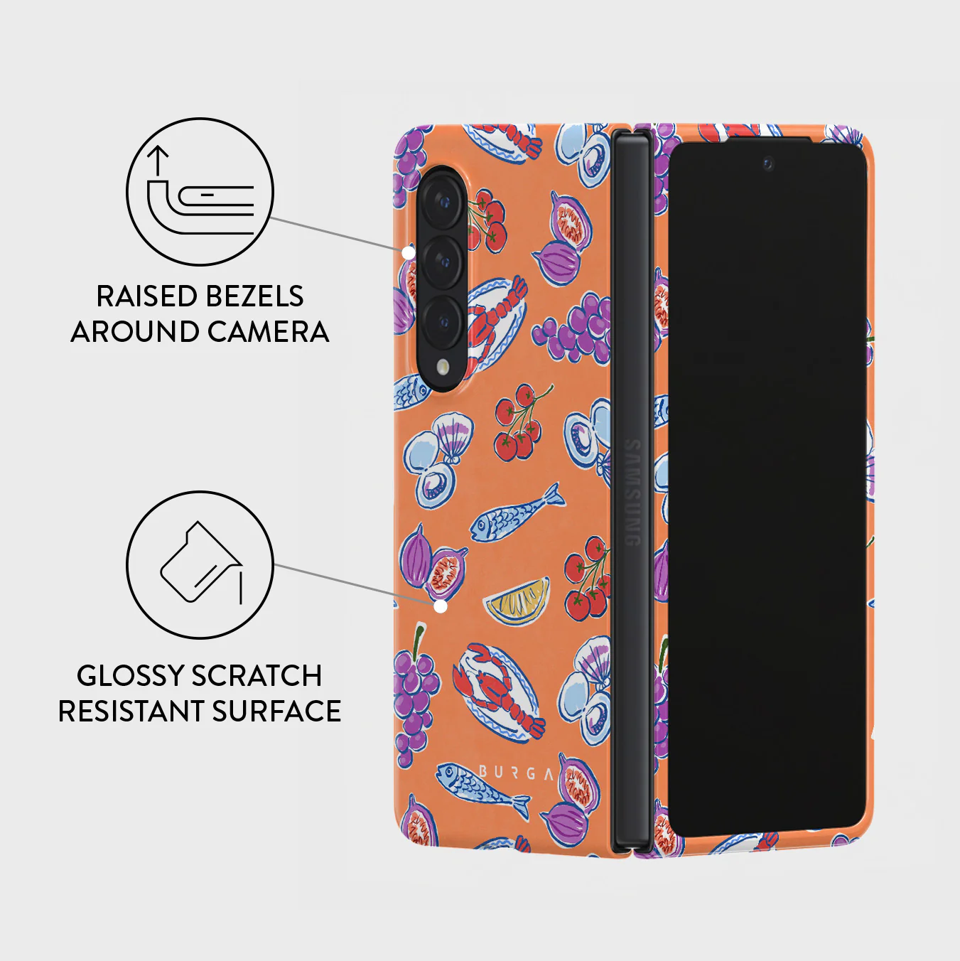 Sunset Dinner - Samsung Galaxy Z Fold 3 Case - Image 3