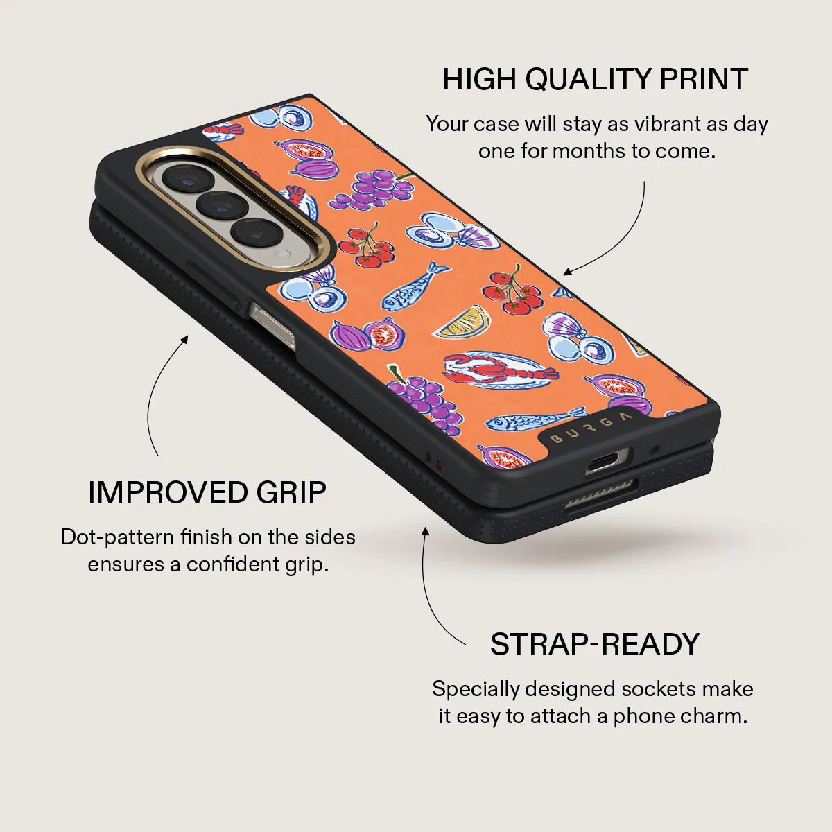 Sunset Dinner - Samsung Galaxy Z Fold 4 Case - Image 10