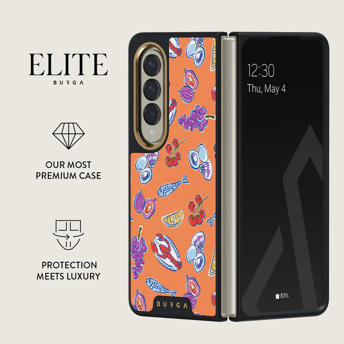 Sunset Dinner - Samsung Galaxy Z Fold 4 Case - Image 7