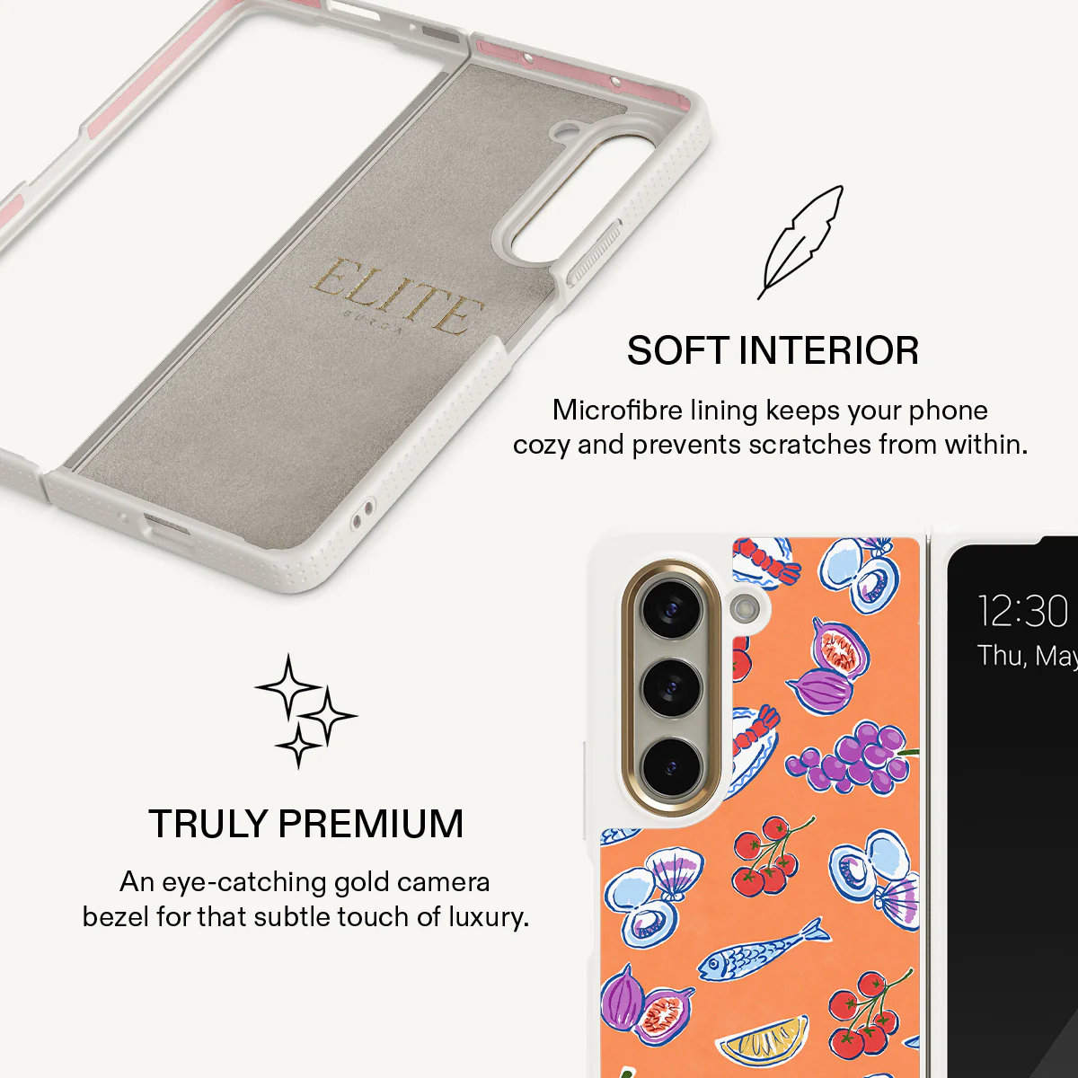 Sunset Dinner - Samsung Galaxy Z Fold 5 Case - Image 20