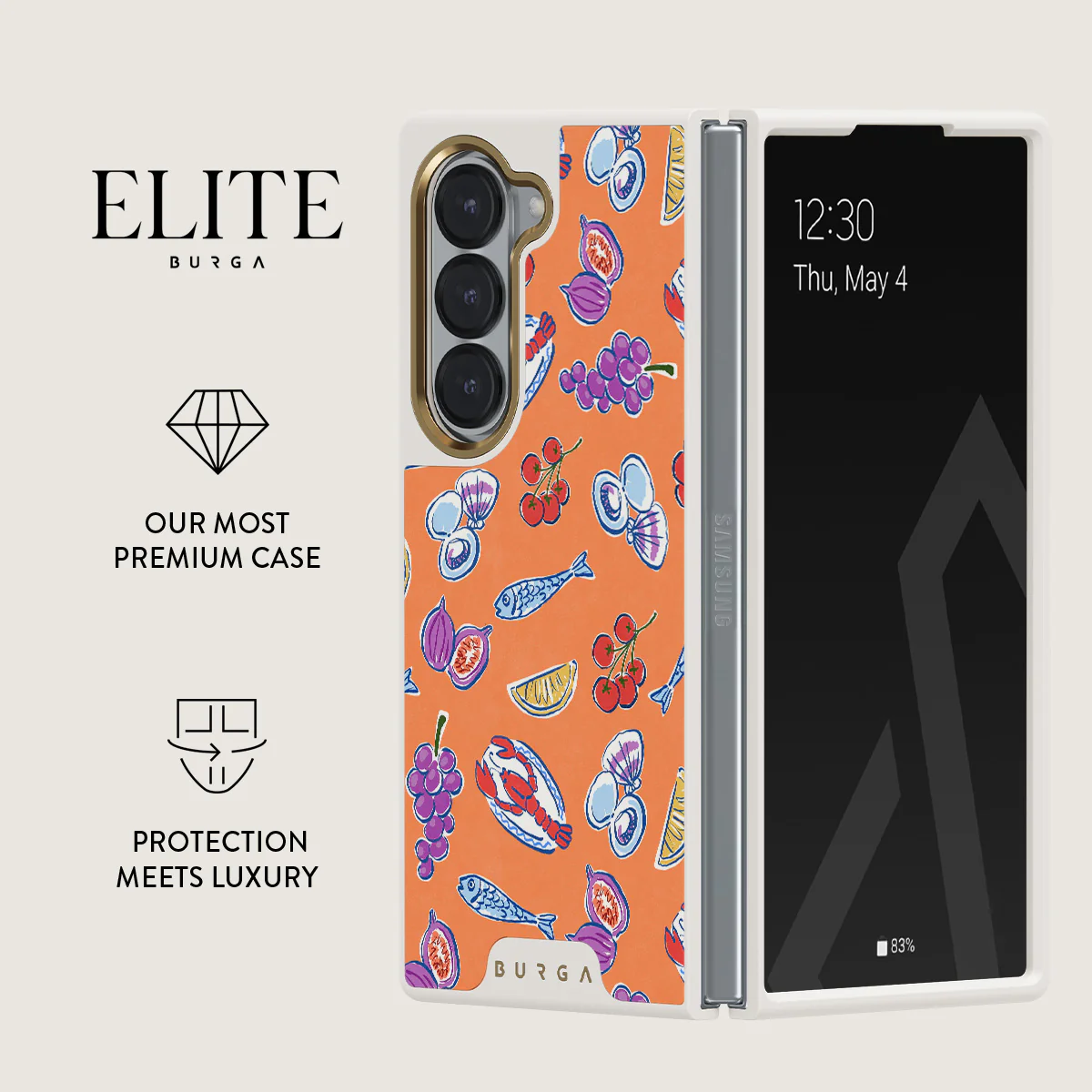 Sunset Dinner - Samsung Galaxy Z Fold 6 Case - Image 16