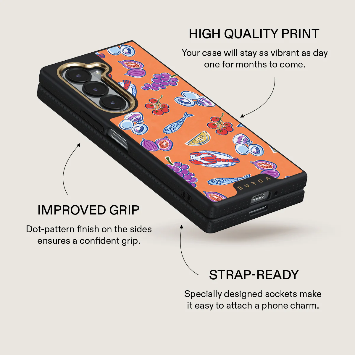 Sunset Dinner - Samsung Galaxy Z Fold 6 Case - Image 5
