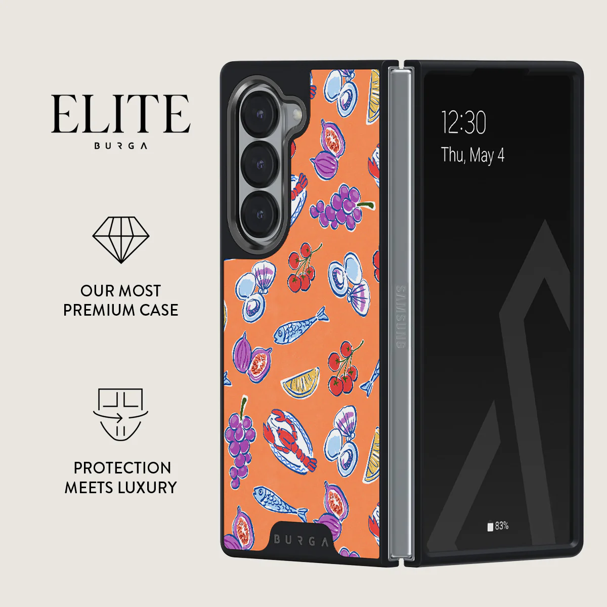 Sunset Dinner - Samsung Galaxy Z Fold 6 Case - Image 9