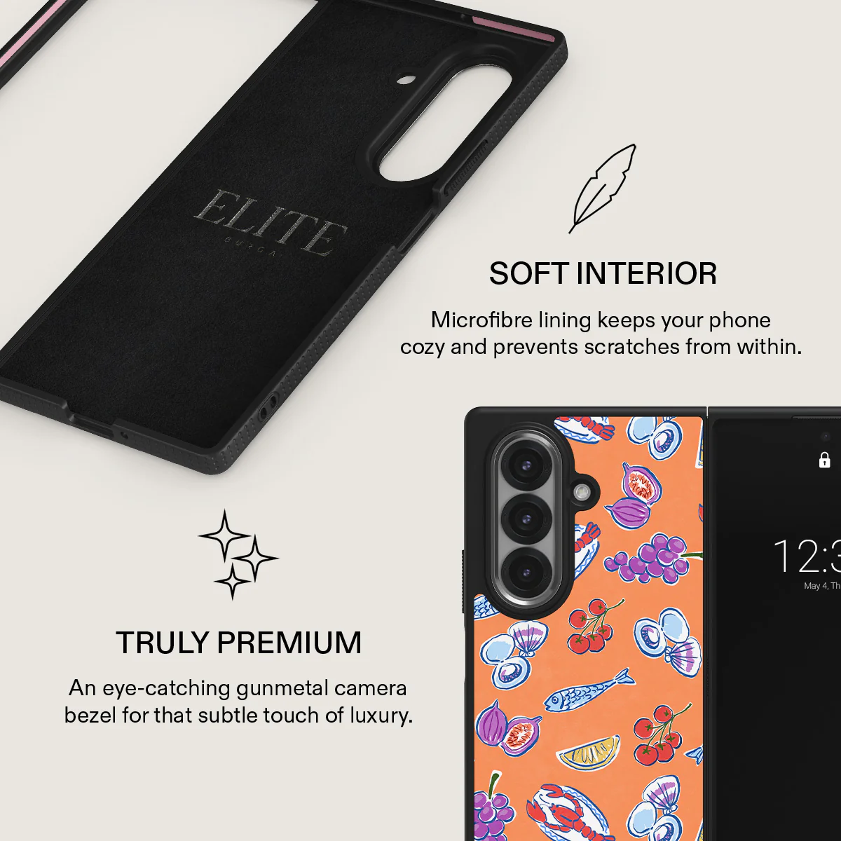 Sunset Dinner - Samsung Galaxy Z Fold 7 Case - Image 13