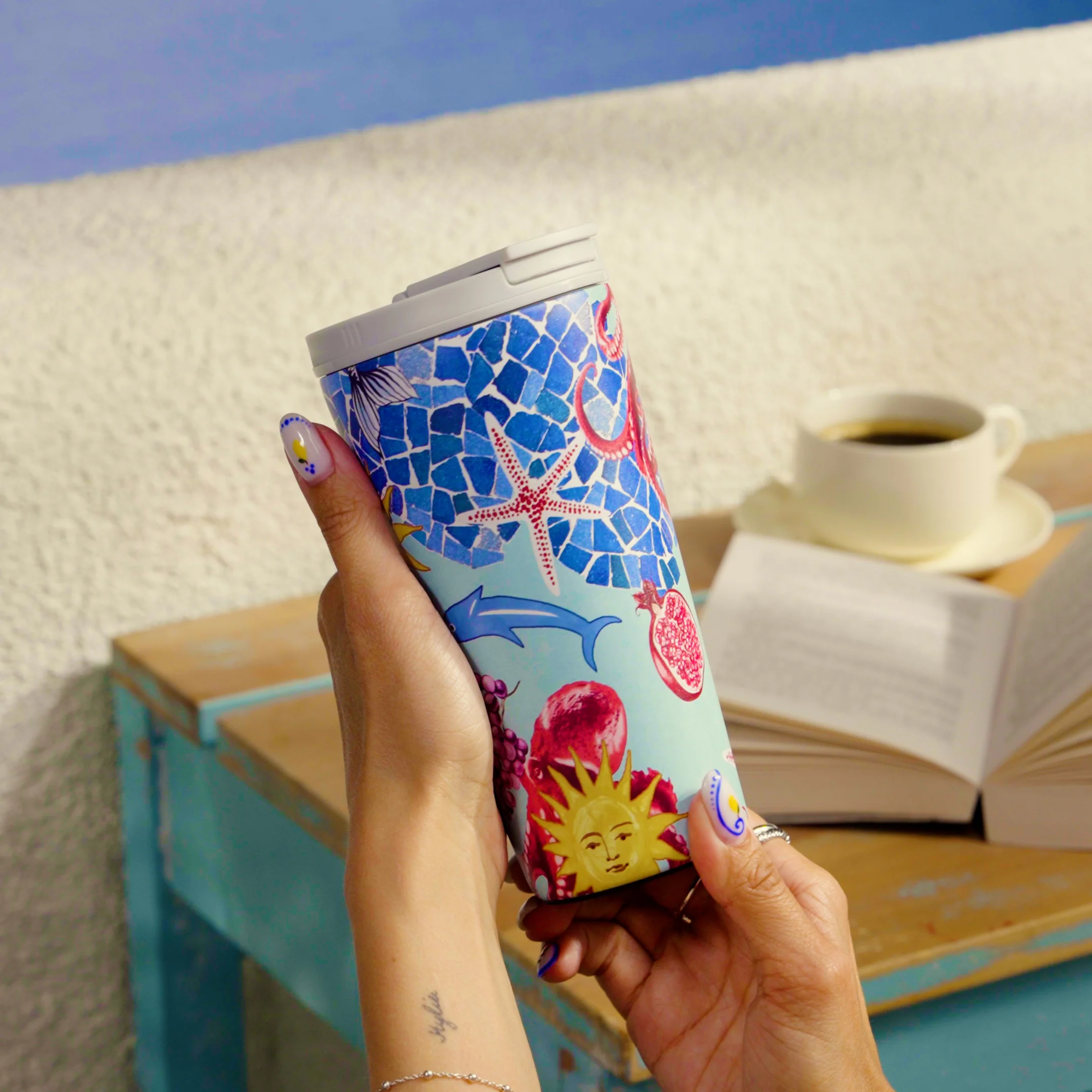 Sunset Dinner - Travel Mug - Image 18