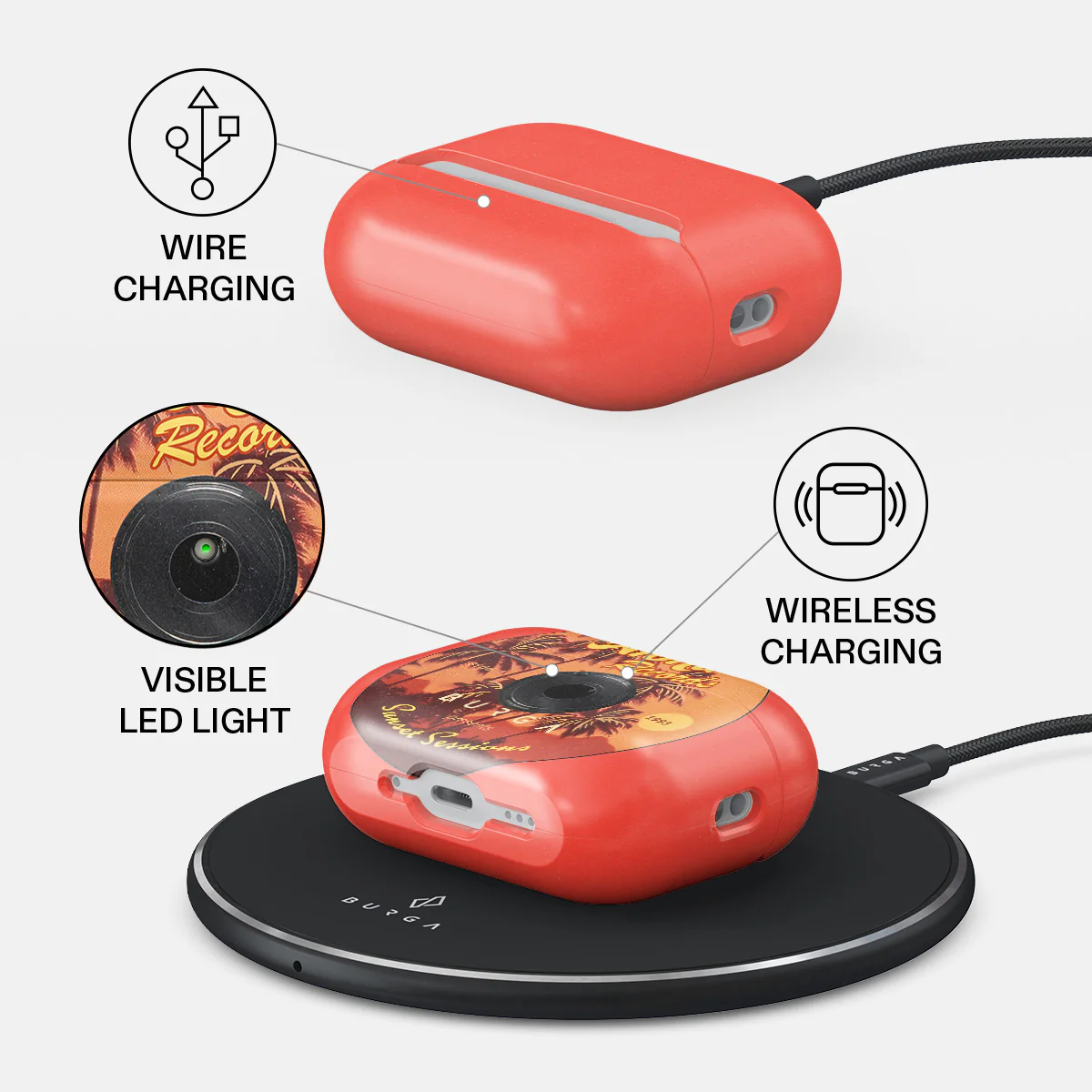 Sunset Sessions - AirPods Pro 3 Case - Image 3