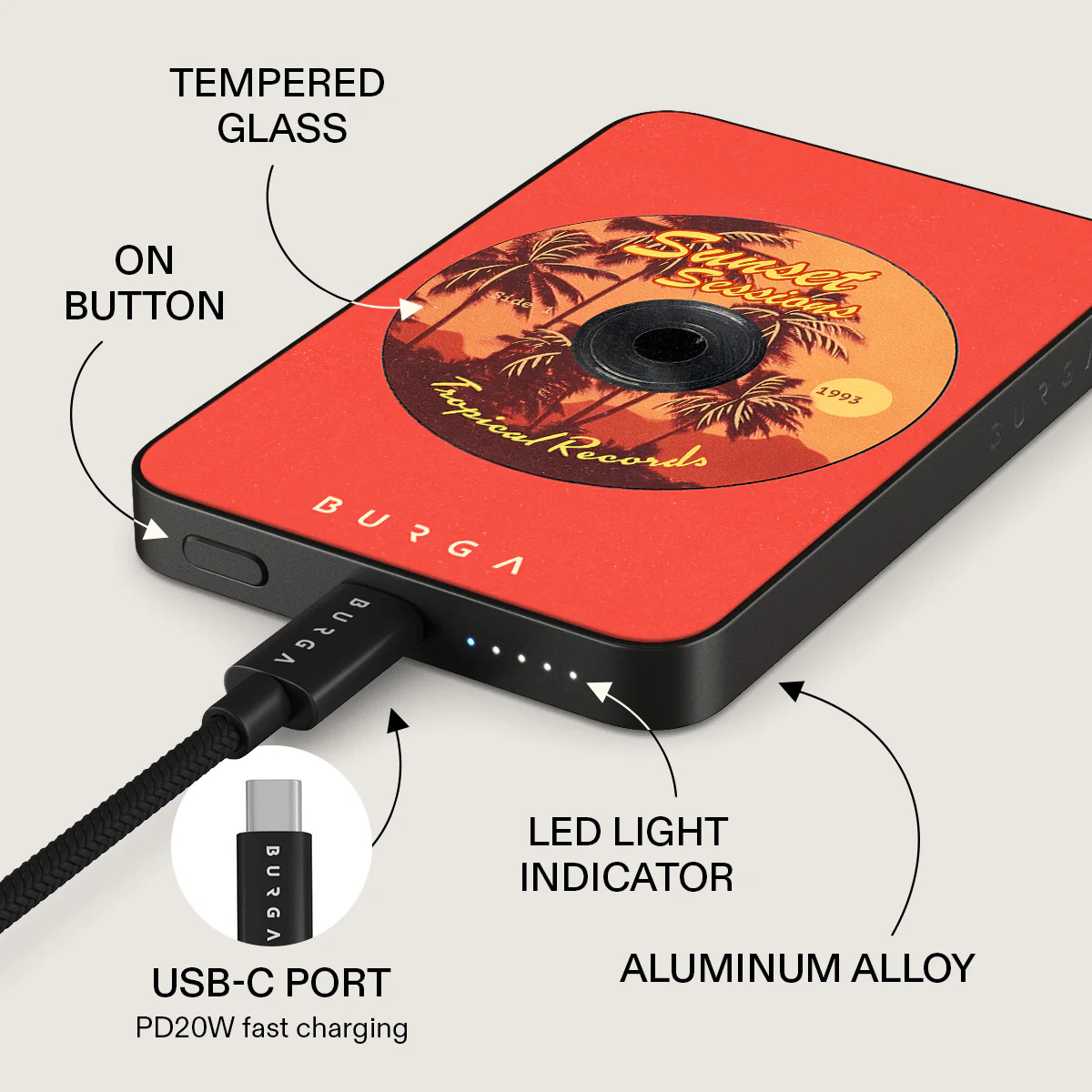 Sunset Sessions - Magnetic Power Bank - Image 5