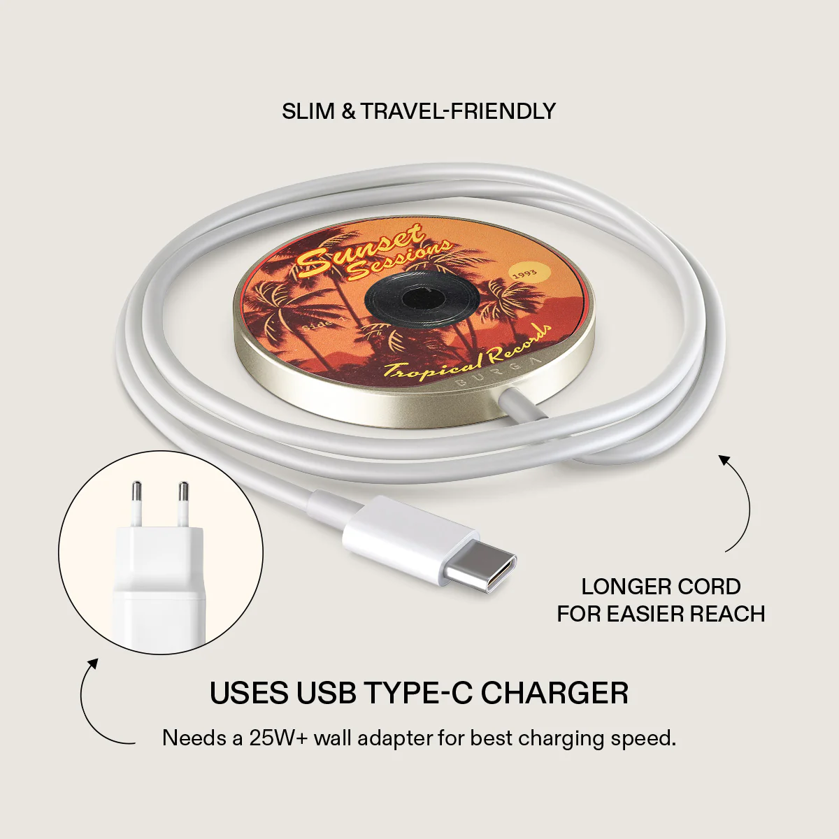 Sunset Sessions - Magnetic Wireless Charger - Image 3