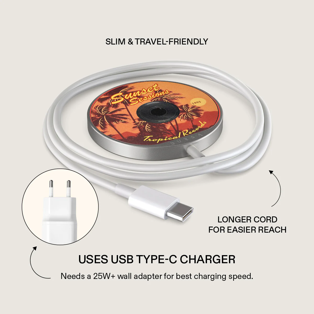 Sunset Sessions - Magnetic Wireless Charger - Image 9